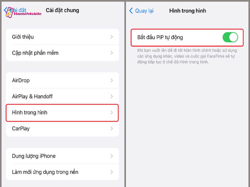 Cách chia đôi màn hình iPhone trên chính điện thoại